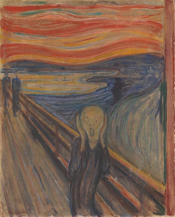 30. Norveç: "Çığlık"- Edvard Munch (1893)