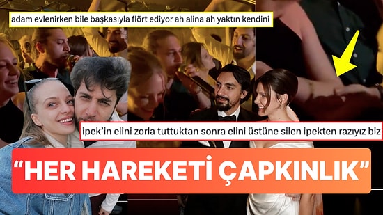 Umut Evirgen'in Yanında Alina Boz Olmasına Rağmen İpek Filiz Yazıcı'nın Elini Tutmaya Çalışması Keyif Kaçırdı