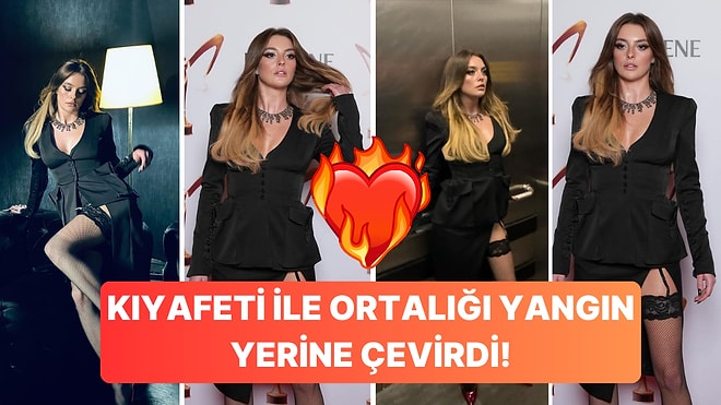 Geçen Yıl Altın Kelebek Gecesine Konuşması ve Kıyafeti İle Damga Vuran Melis Sezen, Yine Geleneği Bozmadı