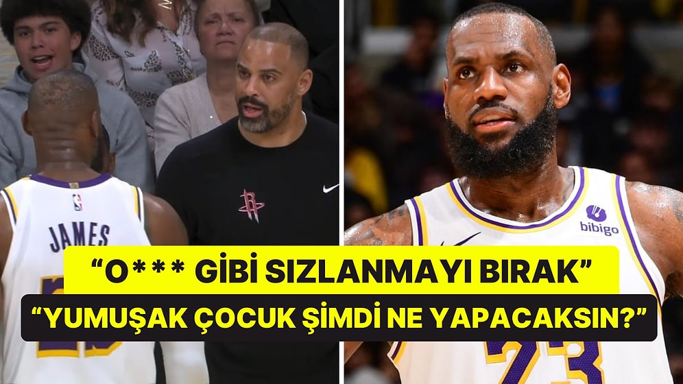 LeBron James'e Çirkin İfadeler Kullanan Houston Rockets Koçu Ime Udoka'nın Söyledikleri İfşa Oldu