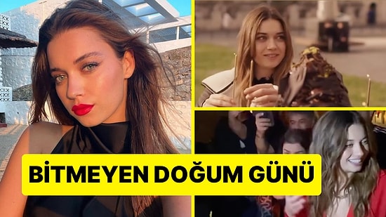 Yalı Çapkını Setinde Afra Saraçoğlu'na Sürpriz Doğum Günü Kutlaması!