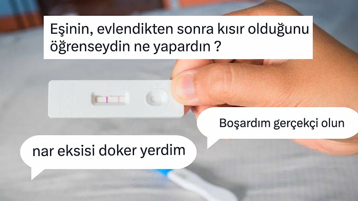 Eşinin Kısır Olduğunu Öğrensen Ne Yapardın Sorusunu Biraz Ciddi Biraz Şaka Yolla Yanıtlayan Kişiler