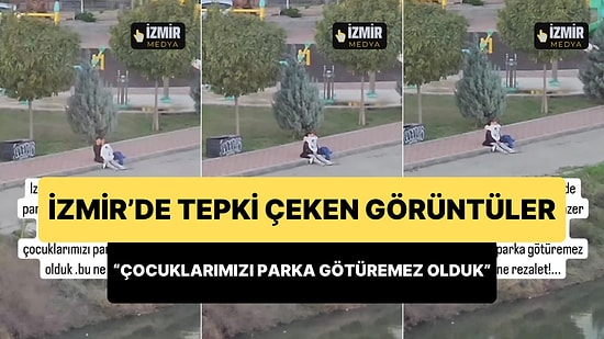 Kaldırımda Yakınlaşan Çifti Kaydeden Vatandaş İsyan Etti: 'Çocuklarımızı Parka Götüremez Olduk'