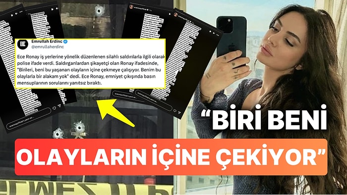 Güzellik Merkezleri Kurşunlanan Ece Ronay, Fenomen Davasına Kendisini de Çekmeye Çalıştıklarını Söyledi