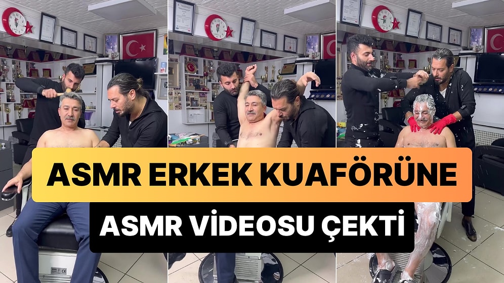 Hayrettin'den Devlet Bahçeli'nin de Kuaförü Olan ASMR Erkek Kuaförü Münür Önkan'a ASMR Videosu!