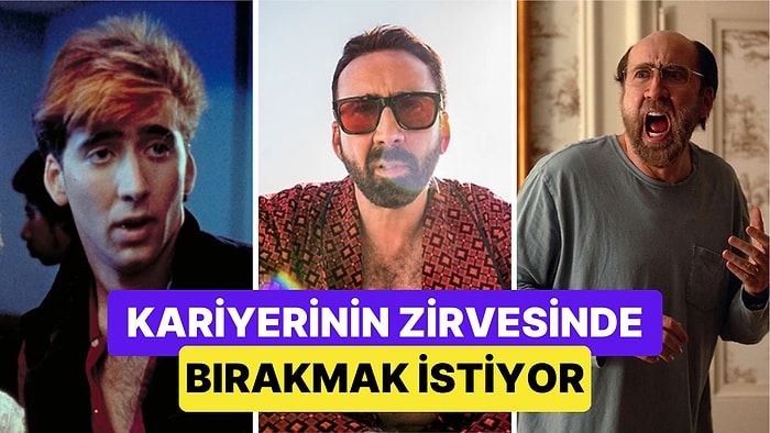 Büyük Hazine ve Hayalet Sürücü Filmlerinin Oscarlı Yıldızı Nicolas Cage Emekliye Ayrılacağını Duyurdu