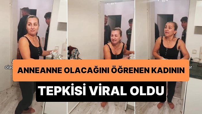 Sürpriz Bir Şekilde Anneanne Olacağını Öğrenen Kadının Viral Olan Tepkisi