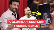 Hasan Can Kaya'nın Çekim Esnasında Futbolcu Cenk Tosun'u Aradığı Anlar Gündem Oldu