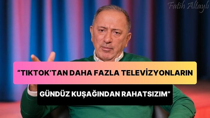 Fatih Altaylı: 'TikTok'tan Daha Fazla Rezillik Televizyonların Gündüz Kuşağı Programlarında'