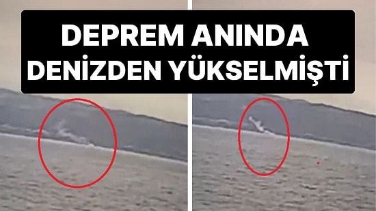 Deprem Anında Denizden Yükselen Gizemli Dumanın Sırrı Ortaya Çıktı!