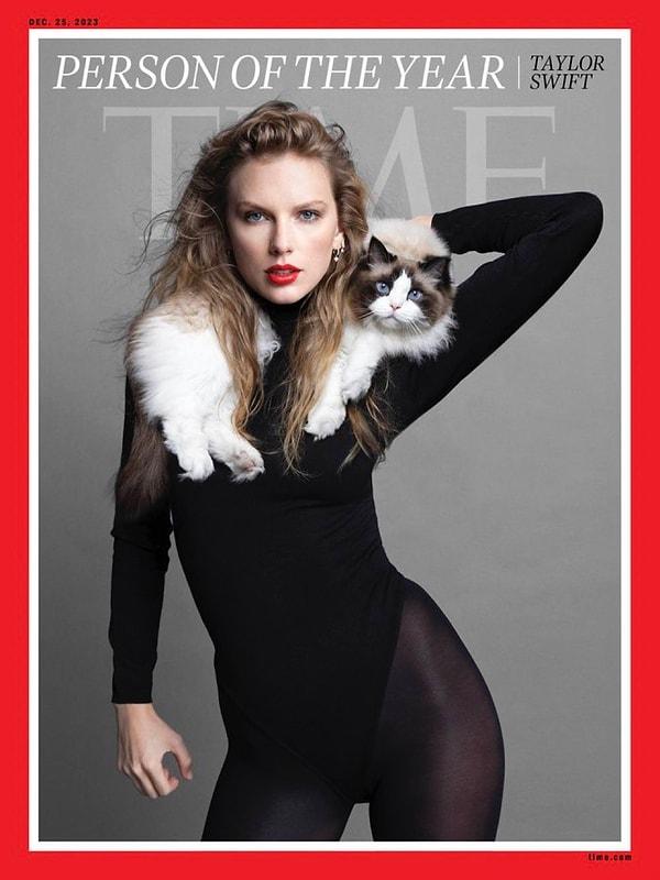 TIME dergisinin kendisini 'Yılın Kişisi' seçmek istediğini öğrenen Swift'in ilk tepkisi ise "Kedimi getirebilir miyim?" olmuş. 😍