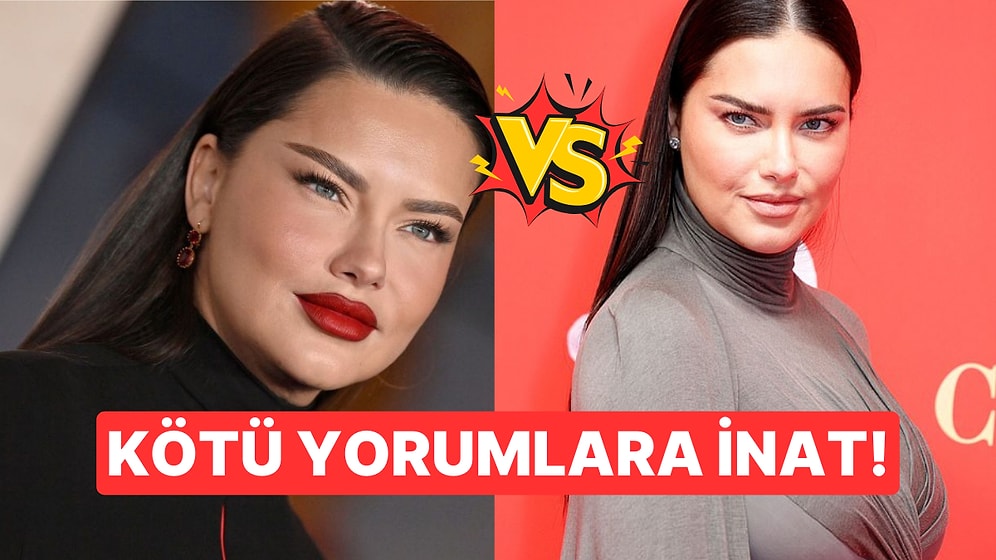 Sütten Ağzı Yanan Adriana Lima, Son Makyaj Faciasından Sonra Tercihini Sadelikten Yana Kullandı