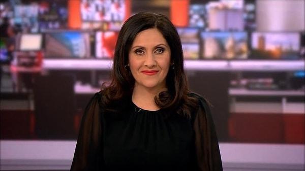 BBC sunucusu Maryam Moshiri, öğle gündemini sunduğu sırada çok garip bir parmak hareketi yapmasıyla tüm dünyanın gündemine oturdu.