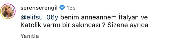 Seren Serengil'in cevabı👇