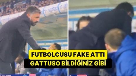 Gattuso Bildiğiniz Gibi: Yedek Kulübesiyle Tokalaşırken Fake Atan Oyuncusunun Üstüne Çullandı