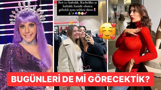 Bebek Göründü: Rachel Araz'la Alışverişe Giden Eda Ece'nin İlk Hamile Pozu Kalpleri Eritti