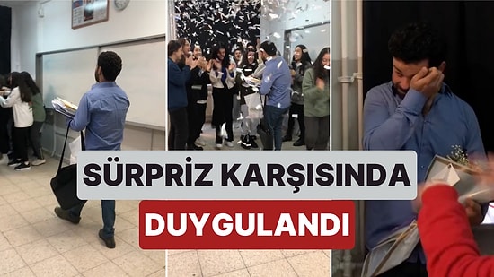 Öğrencilerin Akım Haline Gelen Kavga Şakası Karşısında Duygulanan Bir Öğretmen Gözyaşlarını Tutamadı