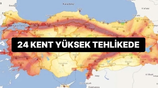 24 Kenti Bekleyen Deprem Tehlikesi: Tam Fay Hattı Üzerindeler