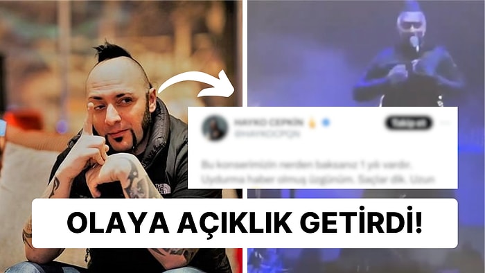 Hayko Cepkin, Melike Şahin'e Gönderme Sanılan Konser Öncesi Konuşmasının Görünmeyen Gerçeğini Açıkladı!