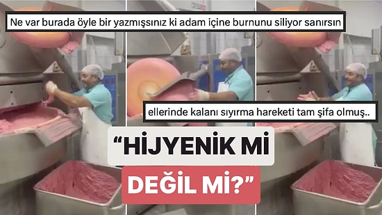 Bir Salam Üretim Tesisinde Çekilen Görüntüler Sosyal Medyayı İkiye Böldü: "Hijyenik mi Değil mi?