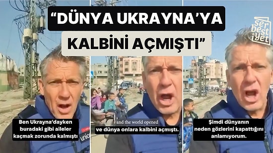 UNICEF Sözcüsü Gazze'den Paylaştı: "Dünya Ukrayna'ya Kalbini Açtı, Şimdi Gözlerin Kapalı Olmasını Anlamıyorum"