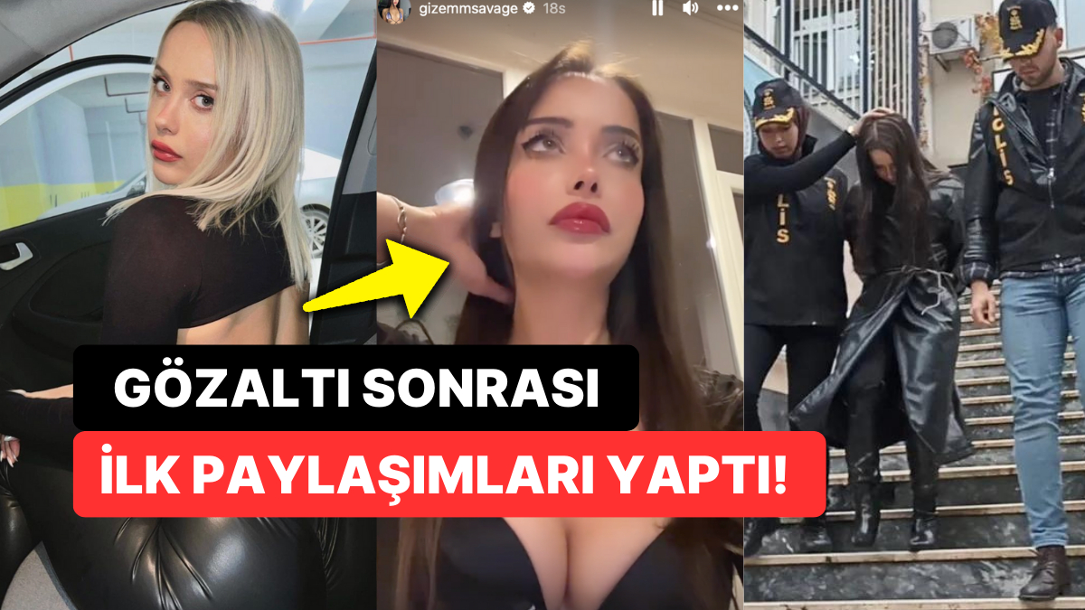 Müstehcen Görüntüleriyle Gözaltına Alınan Gizem Bağdaçiçek Serbest  Kaldıktan Sonra İlk Paylaşımını Yaptı