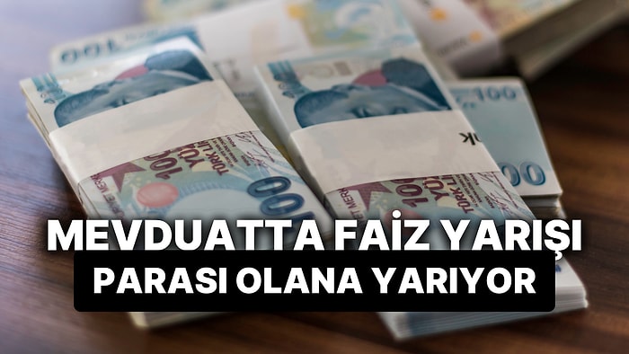 Mevduatta Faiz Yarışı Parası Olana Yarıyor: 1 Milyon Liranın Aylık Getirisi Cezbediyor!