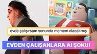 Yapay Zekanın Evden Çalışanların Akıbetini Öngördüğü Fotoğraf Goygoyculara Malzeme Oldu