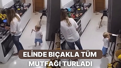 Elinde Bıçakla Dolaşan Çocuğunu Fark Etmeyen Annenin Dalgınlığı Ömrünüzden 10 Yıl Götürecek