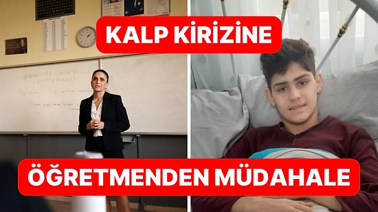Sınıfta Kalp Krizi Geçiren Öğrencinin Yardımına Öğretmeni Koştu!