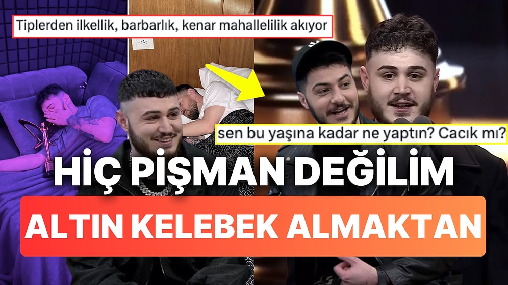 Semicenk'le Altın Kelebek Kazanan Doğu Swag, Sosyal Medyadan Kendilerine "Barbar" Diyen Kullanıcıyı Affetmedi