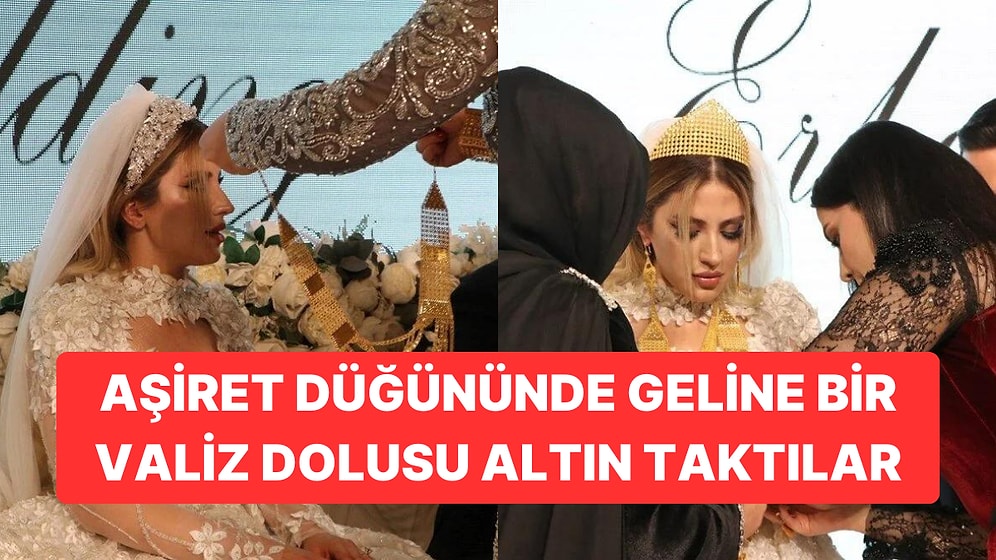 Şanlıurfa'da Aşiret Düğünü: Geline Bir Valiz Altın Bir Sandık Dolusu Para