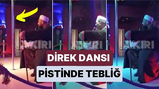 Pavyondaki Tebliğcilerin Yeni Görüntüleri Ortaya Çıktı! Direk Dansının Yapıldığı Yerde Oturup Konuşma Yapmış