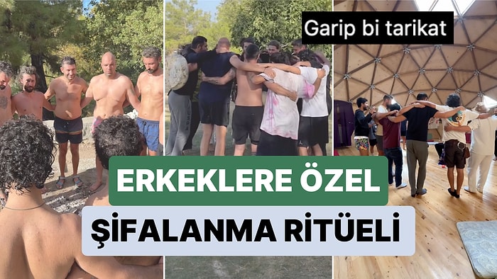 Yine Bir Şifalanma Ritüeli: "Eril Bedenlerde Yaşayan Canların" Oluşturduğu Kadim Erkek Çemberi Viral Oldu
