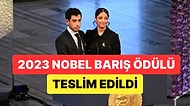 Cezaevinde Bulunan İranlı Aktivist Nergis Muhammedi'nin Nobel Barış Ödülü'nü Çocukları Aldı