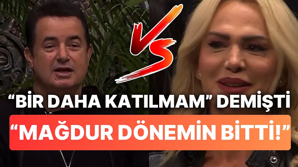 Survivor All Star Kadrosuna Katılan Nagihan Karadere'ye Acun Ilıcalı'dan Füze Etkisi Yaratacak Sözler