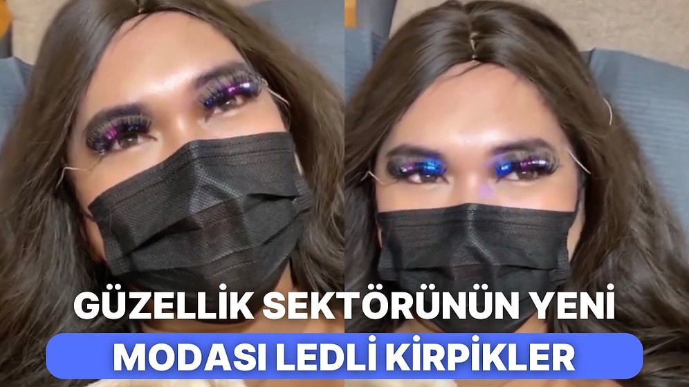 İpek Kirpiğin Dolgunluğu Yetmeyince Müzik Çalar ve Led Işık Taktıran Kadın Gündem Oldu