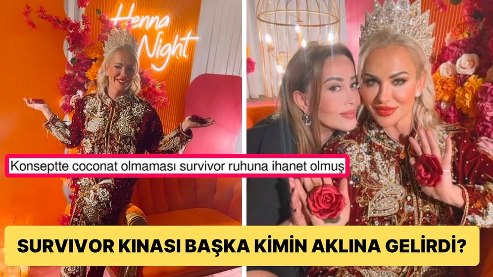 Ailesinin Reddettiği İddia Edilen Nagihan Karadere Survivor İçin Düzenlediği "Kına Gecesi" Çok Konuşuldu!