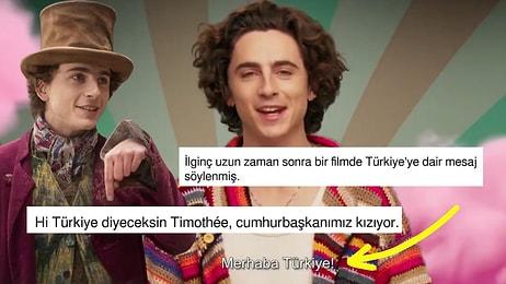 'Wonka' Filminin Başrolünde Oynayan Timothée Chalamet Türkiye'ye Bir Mesaj Yolladı!