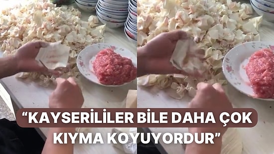 Mantıya Benzerliğiyle Konuşulan Bir Yemeğin Yapım Aşaması Sosyal Medyada Alay Konusu Oldu