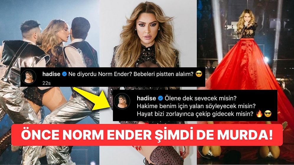 Ortalığı Yangın Yerine Çeviren Hadise Kaosun Ardından Bu Sefer De Murda'nın Sözleriyle Paylaşım Yaptı