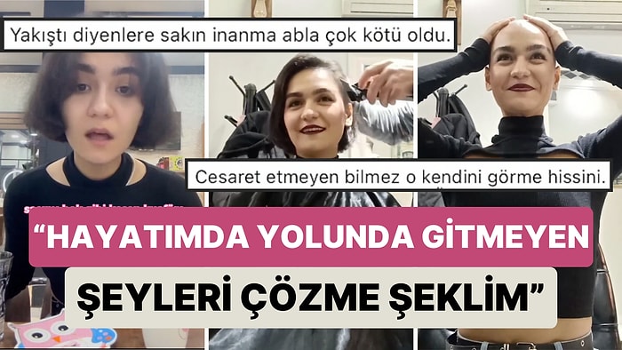 Kuaförün Kestiği Saçı Beğenmediği İçin Saçlarını Hiç Düşünmeden Sıfıra Vurduran Kadın Takipçilerini Şaşırttı