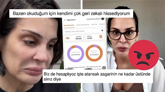 Aylık Ne Kadar Kazandığını Açıklayan Fenomen Eylül Öztürk'ün Geliri Kullanıcıları İsyan Ettirdi