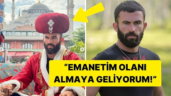 Kime Gönderme Yaptı? Survivor'a Giden Turabi'den Çok Konuşulacak Padişah Kostümlü Pozlar