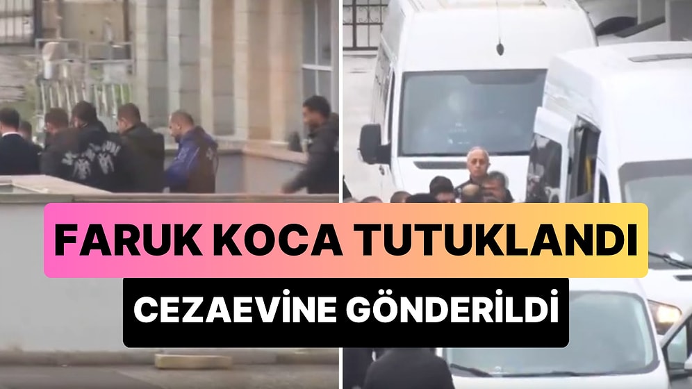 Hakem Halil Umut Meler'e Yumrukla Saldıran Faruk Koca'nın Cezaevine Gönderildiği Görüntüler Paylaşıldı