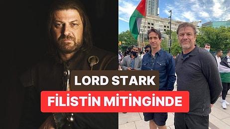 Game of Thrones'un Ned Stark'ından Anlamlı Destek: Sean Bean Kanada'daki Filistin Mitingine Katıldı