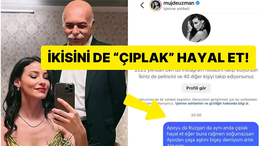 Kızılcık Şerbeti Fanı Alev'i Apo Aşkından Caydırmak İçin Müjde Uzman'a Mesaj Attı