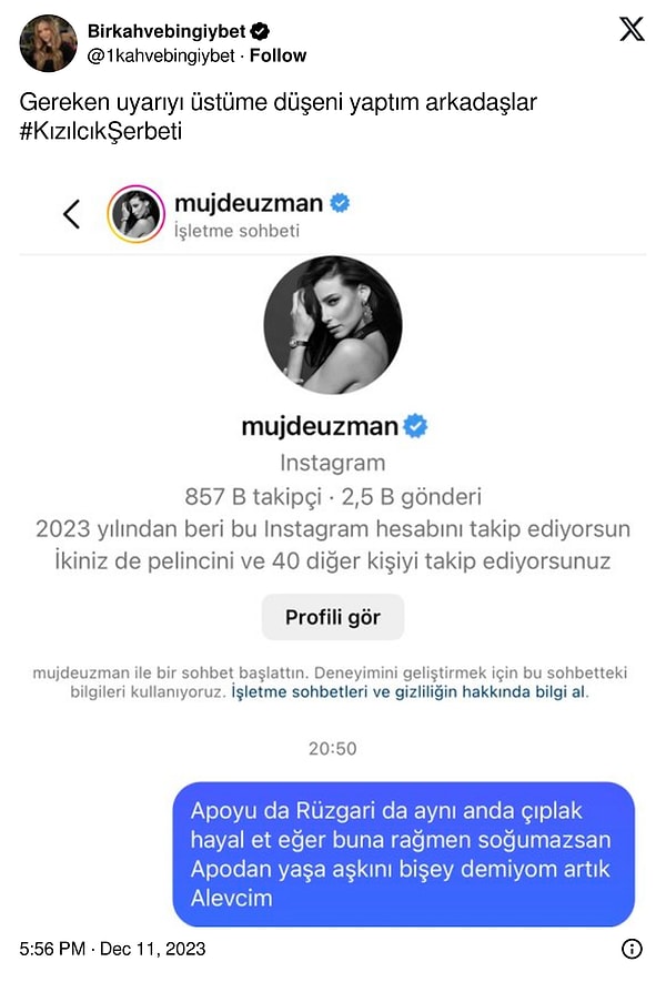 Uzman'a "Rüzgar ve Apo'yu çıplak hayal et" yazan kullanıcı bu hareketiyle herkesi güldürürken, söz konusu harekete pek çok yorum geldi.