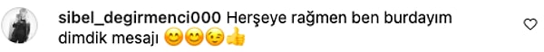 Öte yandan Ece Ronay'ın 'ben buradayım dimdik' mesajını verdiğini söyleyenler de oldu.