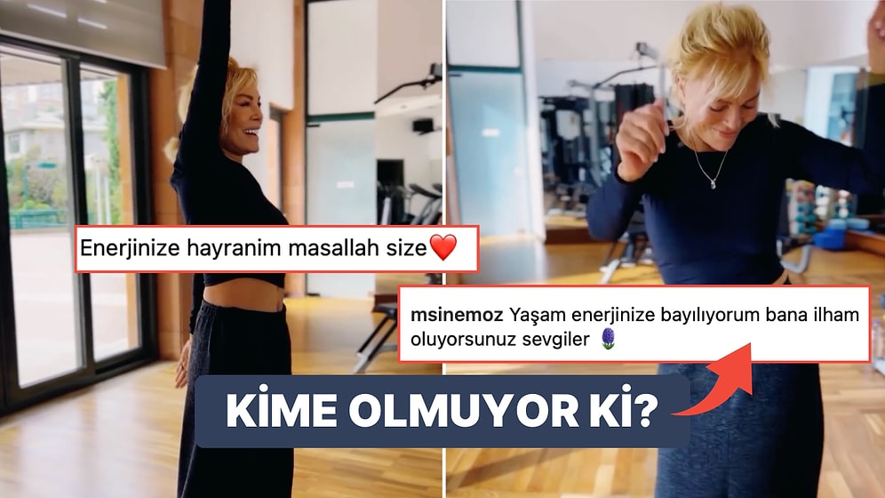 Semiramis Pekkan Spor Yaptığı Anları Paylaştı: Enerjisiyle Gençlere Taş Çıkarttı
